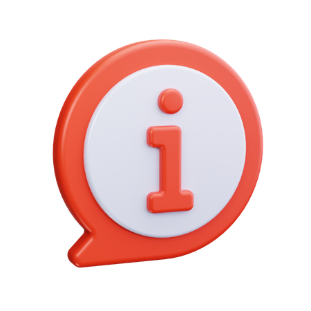 Informationschat  3D Icon