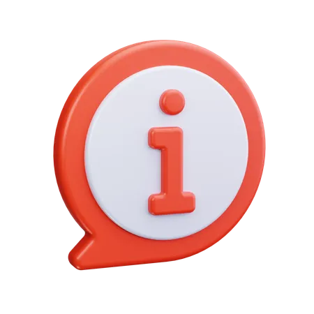 Informationschat  3D Icon