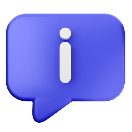 Informations-Helpdesk  3D Icon