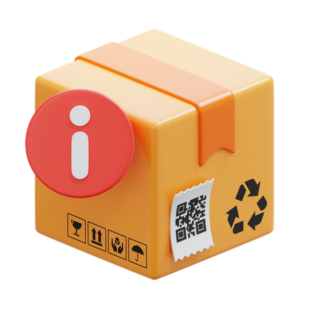 Informationsbox  3D Icon