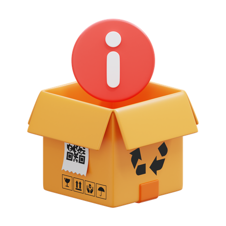 Informationsbox  3D Icon