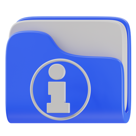 Informationsmappe  3D Icon