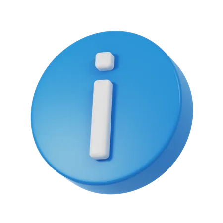 Informationssymbol  3D Icon