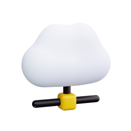 Cloud computing  3D Icon