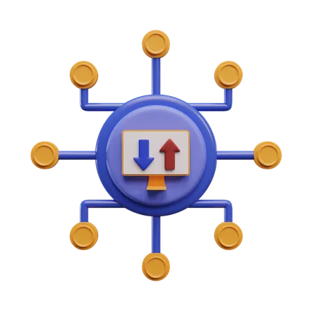 Informatique omniprésente  3D Icon