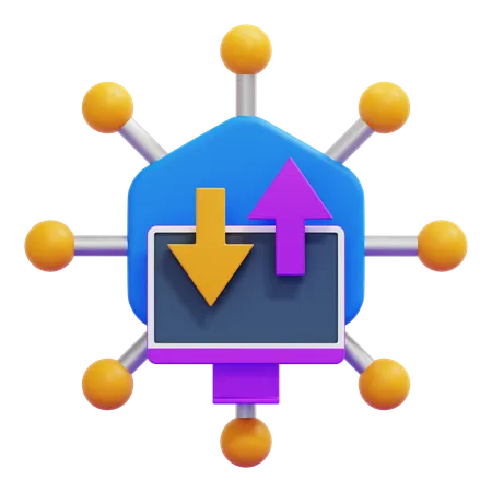 Informatique omniprésente  3D Icon