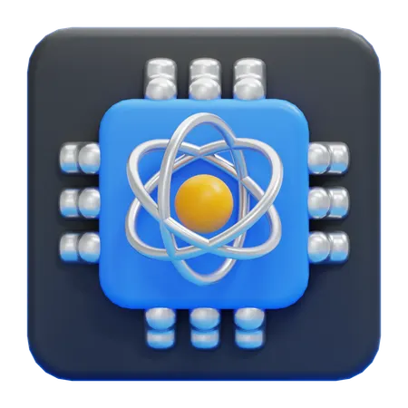 L'informatique quantique  3D Icon