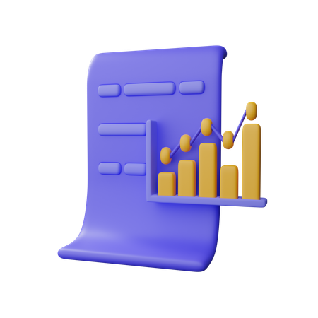 Informe con gráfico  3D Icon