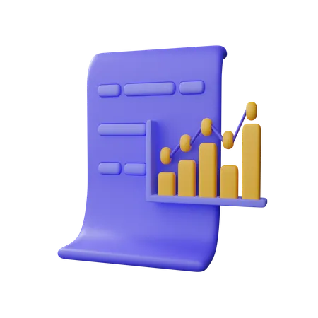 Informe con gráfico  3D Icon