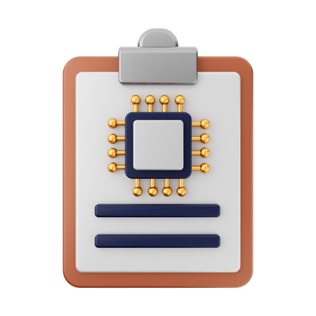 Informe central  3D Icon