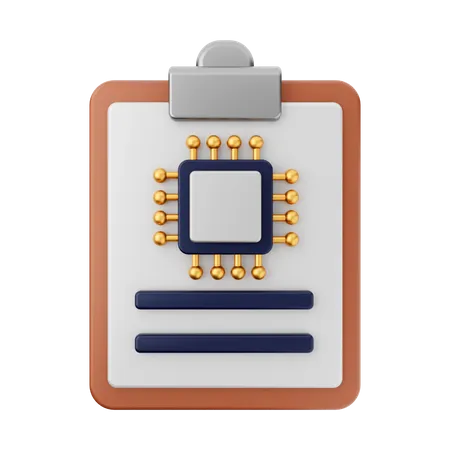 Informe central  3D Icon