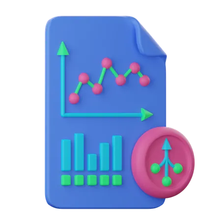 Consolidación de informes  3D Icon