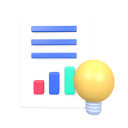 Informe creativo  3D Icon