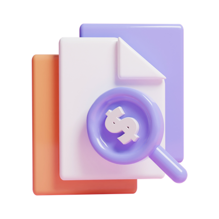 Informe de análisis empresarial  3D Icon