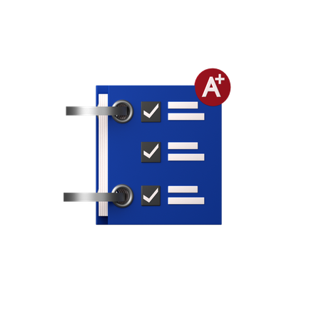 Informe de calificaciones  3D Icon