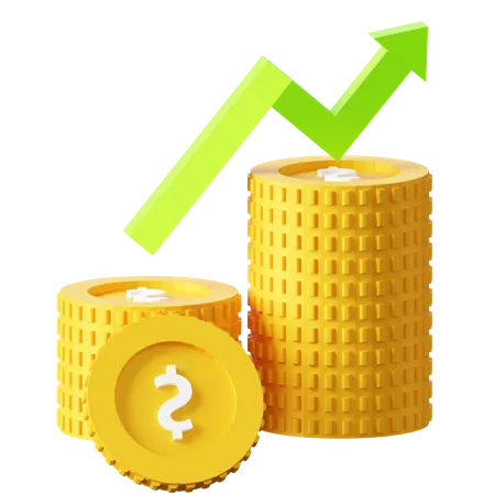 Informe de crecimiento  3D Icon