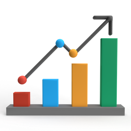 Informe de crecimiento  3D Icon