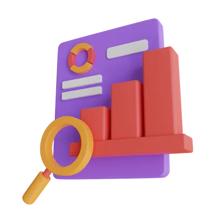 Informe de datos  3D Icon