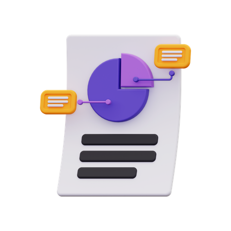 Informe de datos  3D Icon