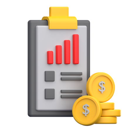 Informe de venta  3D Icon