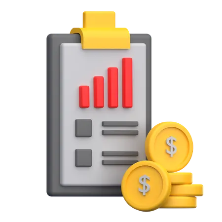 Informe de venta  3D Icon