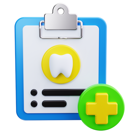 Informe dental  3D Icon