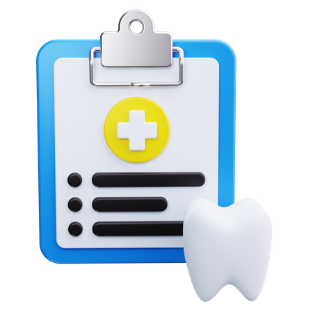 Informe dental  3D Icon