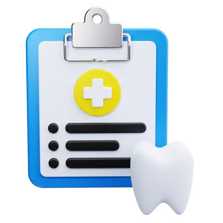 Informe dental  3D Icon