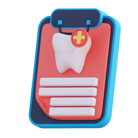 Informe dental  3D Icon