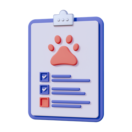Informe de mascota  3D Icon