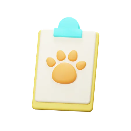 Informe de mascota  3D Icon