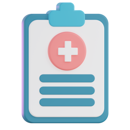 Informe médico  3D Icon