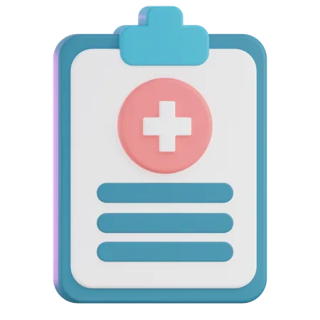 Informe médico  3D Icon