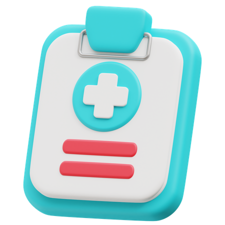 Informe médico  3D Icon