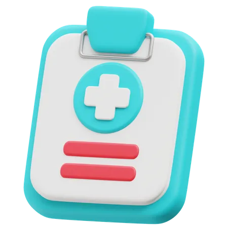 Informe médico  3D Icon