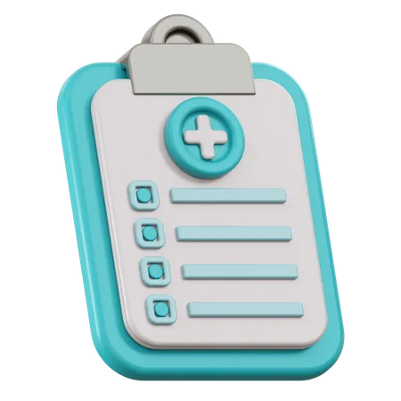 Informe médico  3D Icon