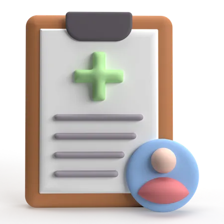 Informe médico  3D Icon