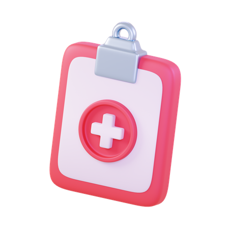 Informe médico  3D Icon