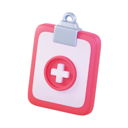 Informe médico  3D Icon