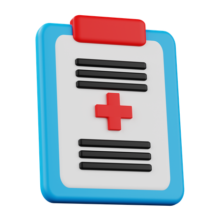 Informe médico  3D Icon