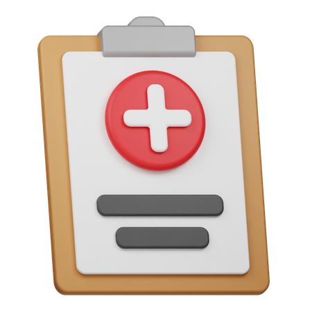 Informe médico  3D Icon