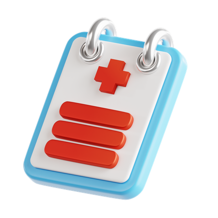 Informe médico  3D Icon