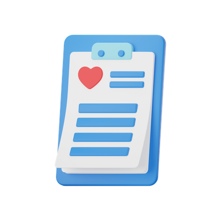 Informe médico  3D Icon