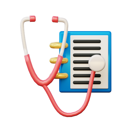 Informe médico  3D Illustration