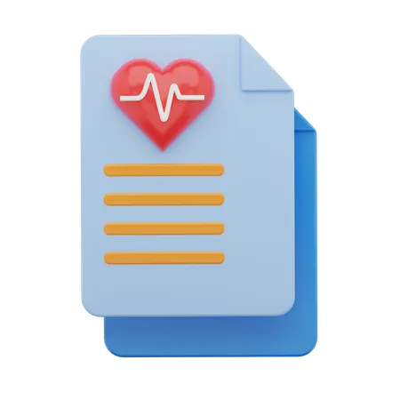 Informe médico  3D Icon