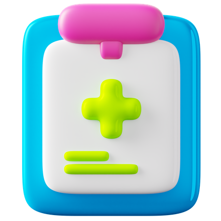 Informe médico  3D Icon