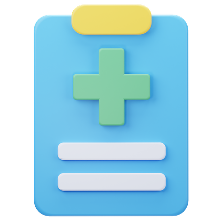 Informe médico  3D Icon