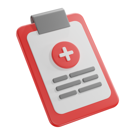 Informe médico  3D Icon