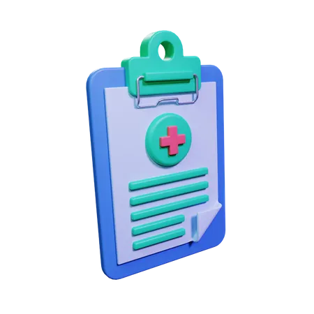 Informe médico  3D Icon