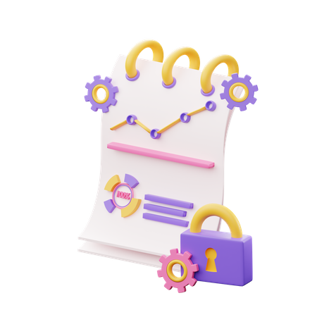 Informe seguro  3D Icon
